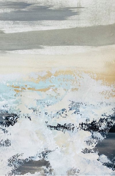 Abstrakcyjne fale oceaniczne autorstwa Breanna Megan Studio