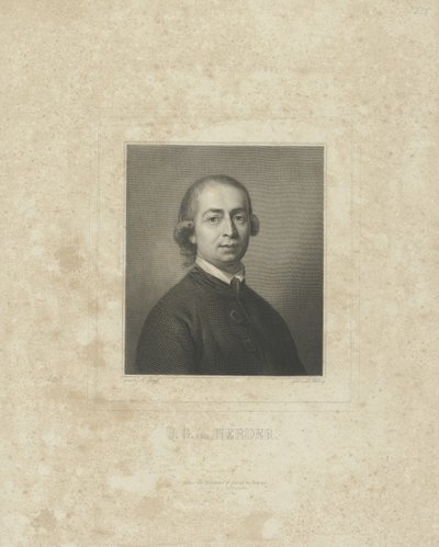 Portret Johanna Gottfrieda von Herder 1744-1803, ok. 1744 1830-1840. autorstwa Breitkopf and Härtel