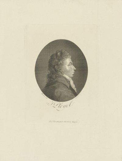 Portret kompozytora Ignacego Pleyela 1757-1831, ok. 1930 r. 1800. autorstwa Breitkopf and Härtel
