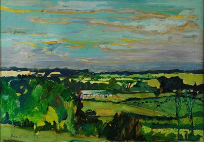 Po drugiej stronie doliny, Bedfordshire, 1973 autorstwa Brenda Brin Booker