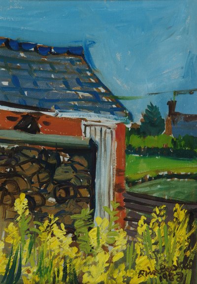 Kwiaty kapusty w ogrodzie, 1983 autorstwa Brenda Brin Booker