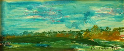 Świeży poranek, Suffolk, 1982 autorstwa Brenda Brin Booker