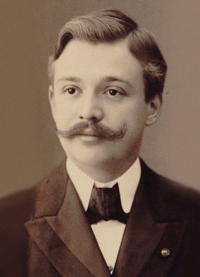 Portret skrzypka i kompozytora Henri Marteau 1874-1934. autorstwa Breslau . Photo studio N. Raschkow