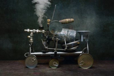 Steampunkowa maszyna parowa autorstwa Brig Barkow