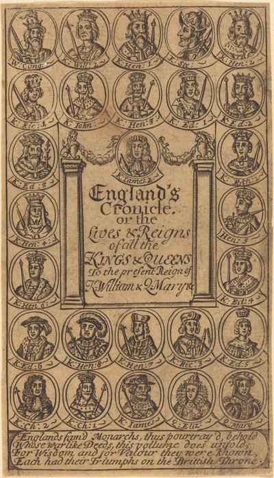 Fronton autorstwa British 17th Century