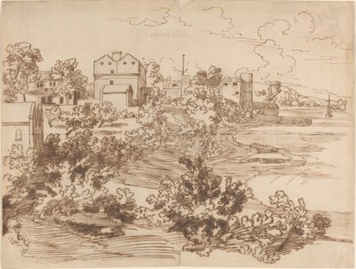 Zamek Upnor autorstwa British 18th Century