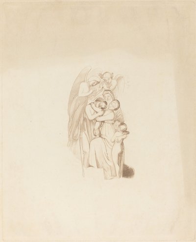 Święta Rodzina? z Aniołami autorstwa British 19th Century