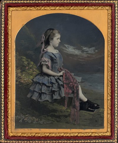 Portret dziewczyny autorstwa British 19th Century