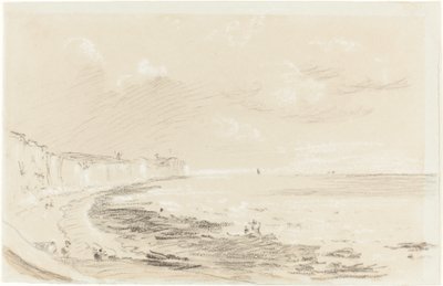 Scena wybrzeża morskiego autorstwa British 19th Century