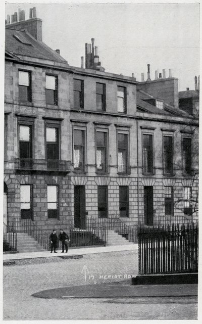 17, Heriot Row, dom Roberta Louisa Stevensona i jego rodziny w Edynburgu autorstwa British Photographer