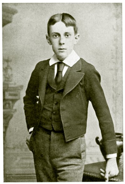 Aubrey Beardsley, w wieku 13 lat autorstwa British Photographer