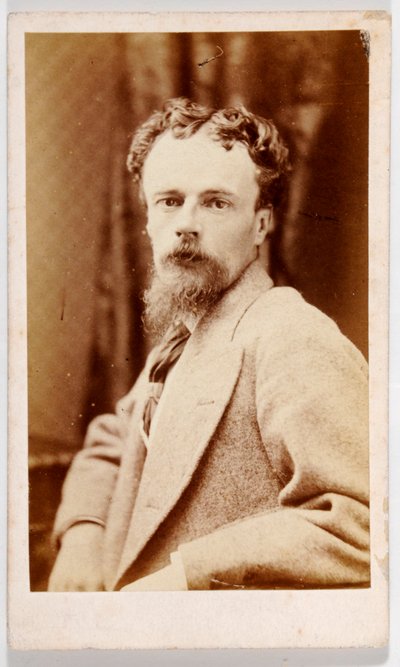 Wizytówka Johna Atkinsona Grimshawa (zdjęcie czarno-białe) autorstwa British Photographer