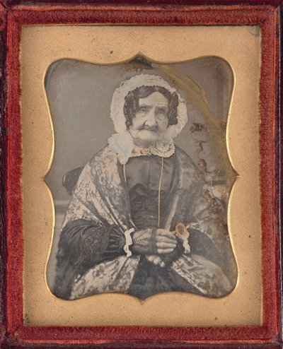 Portret kobiety, ok. 1850 (zdjęcie) autorstwa British Photographer