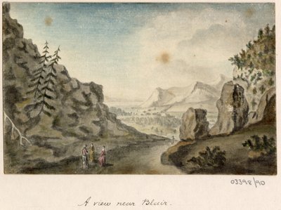 Cykl szkiców, widoków w Wielkiej Brytanii, na kontynencie iw Ameryce 1772-1778 (akwarela) autorstwa British School