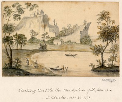 Cykl szkiców, widoków w Wielkiej Brytanii, na kontynencie iw Ameryce 1772-1778 (akwarela) autorstwa British School