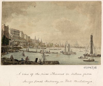 Cykl szkiców, widoków w Wielkiej Brytanii, na kontynencie iw Ameryce 1772-1778 (akwarela) autorstwa British School