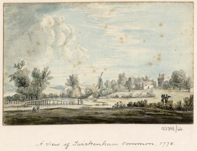 Cykl szkiców, widoków w Wielkiej Brytanii, na kontynencie iw Ameryce 1772-1778 (akwarela) autorstwa British School