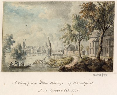 Cykl szkiców, widoków w Wielkiej Brytanii, na kontynencie iw Ameryce 1772-1778 (akwarela) autorstwa British School