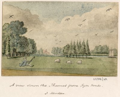 Cykl szkiców, widoków w Wielkiej Brytanii, na kontynencie iw Ameryce 1772-1778 (akwarela) autorstwa British School