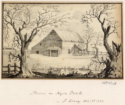 Cykl szkiców, widoków w Wielkiej Brytanii, na kontynencie iw Ameryce 1772-1778 (akwarela) autorstwa British School