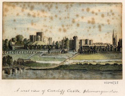 Cykl szkiców, widoków w Wielkiej Brytanii, na kontynencie iw Ameryce 1772-1778 (akwarela) autorstwa British School