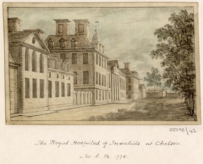 Cykl szkiców, widoków w Wielkiej Brytanii, na kontynencie iw Ameryce 1772-1778 (akwarela) autorstwa British School