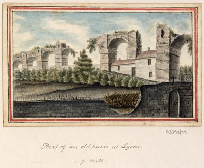 Cykl szkiców, widoków w Wielkiej Brytanii, na kontynencie iw Ameryce 1772-1778 (akwarela) autorstwa British School