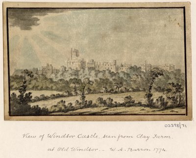 Cykl szkiców, widoków w Wielkiej Brytanii, na kontynencie iw Ameryce 1772-1778 (akwarela) autorstwa British School