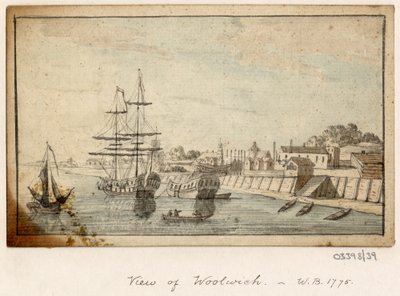 Серия зарисовок, видов Великобритании, континента и Америки 1772-1778 гг. (акварель)лак autorstwa British School
