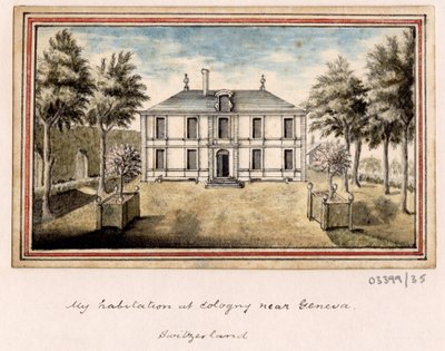 Uma série de esboços, vistas na Grã-Bretanha, no continente e na América 1772-1778 (aquarela) polonês autorstwa British School