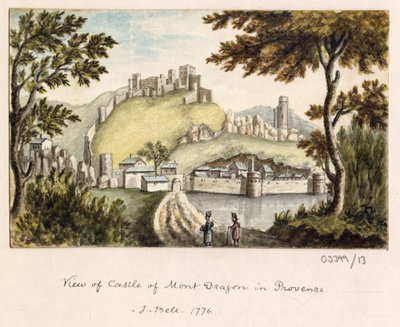 Cykl szkiców, widoków w Wielkiej Brytanii, na kontynencie iw Ameryce 1772-1778 (akwarela) autorstwa British School