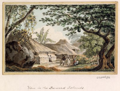 Cykl szkiców, widoków w Wielkiej Brytanii, na kontynencie iw Ameryce 1772-1778 (akwarela) autorstwa British School