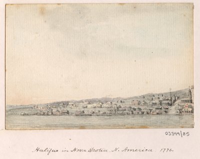 Cykl szkiców, widoków w Wielkiej Brytanii, na kontynencie iw Ameryce 1772-1778 (akwarela) autorstwa British School