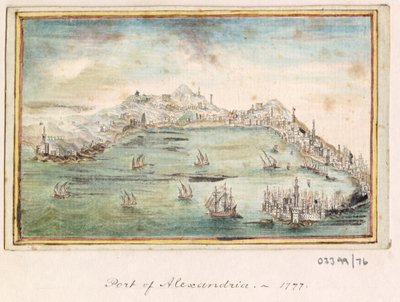 Cykl szkiców, widoków w Wielkiej Brytanii, na kontynencie iw Ameryce 1772-1778 (akwarela) autorstwa British School