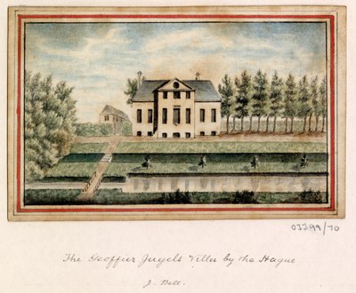 Cykl szkiców, widoków w Wielkiej Brytanii, na kontynencie iw Ameryce 1772-1778 (akwarela) autorstwa British School