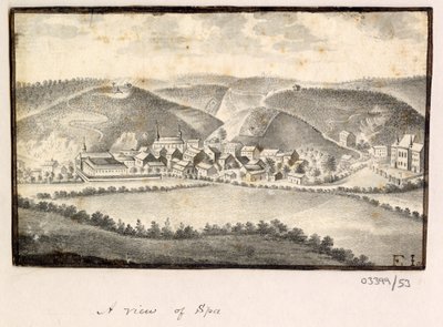Uma série de esboços, vistas na Grã-Bretanha, no continente e na América 1772-1778 (aquarela) polonês autorstwa British School