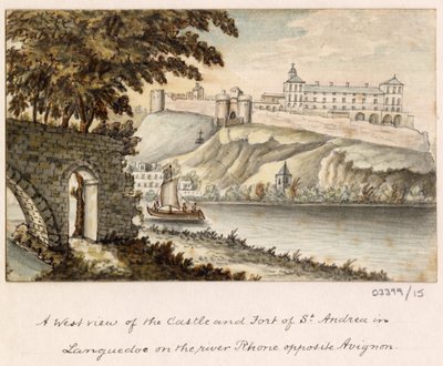 Cykl szkiców, widoków w Wielkiej Brytanii, na kontynencie iw Ameryce 1772-1778 (akwarela) autorstwa British School