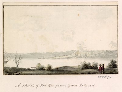 Cykl szkiców, widoków w Wielkiej Brytanii, na kontynencie iw Ameryce 1772-1778 (akwarela) autorstwa British School