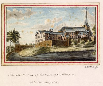 Cykl szkiców, widoków w Wielkiej Brytanii, na kontynencie iw Ameryce 1772-1778 (akwarela) autorstwa British School