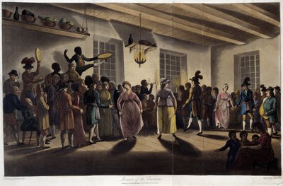 Danse, le menuet; w „Podróże po Kanadzie”, George Heriot, wyd. Londyn autorstwa British School