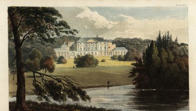 Enmore Castle, Somerset, siedziba 3. hrabiego Egmont autorstwa British School