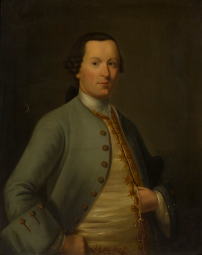 Portret w połowie długości Jamesa Duffa z Banff (olej na płótnie) autorstwa British School