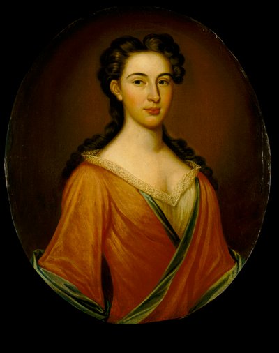 Pani Edmunda Nelson (1698-1789), ok. 1720 (olej na płótnie) autorstwa British School