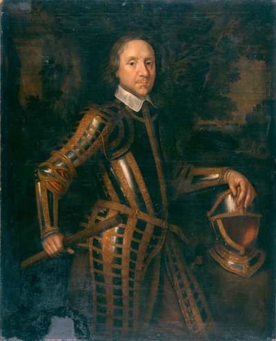 Oliver Cromwell (olej na płótnie) autorstwa British School