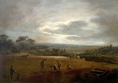 Orka i Fasolka (olej na płótnie) autorstwa British School