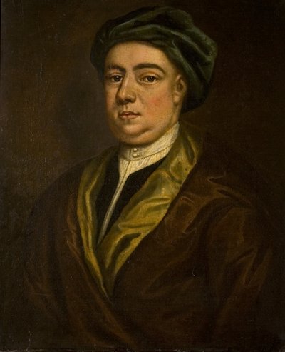 Portret nieznanego dżentelmena (kiedyś mówiono, że to autoportret Hogartha), lata 30. XX w. autorstwa British School