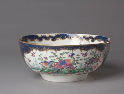 Punch Bowl, Fabryka Porcelany Worcester, ok. 1770 autorstwa British School