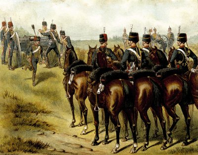 Królewska Artyleria Konna - w „Młodzi Harfiarza” autorstwa British School