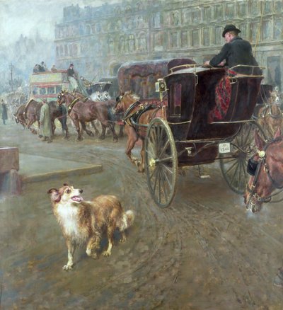 Zagubieni lub zabłąkani, 1905 autorstwa Briton Riviere