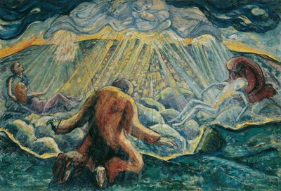 Stawanie się i przemijanie, ok. 1920 (olej na płótnie) autorstwa Broncia Koller-Pinell